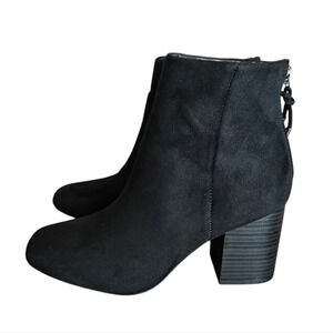 Journee‎ Collection Audrina Black Booties Size 7